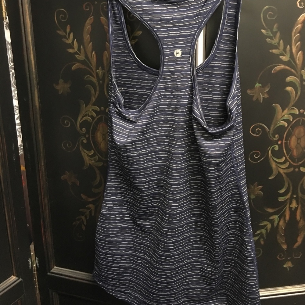 Navy Combo 90 Degree by Reflex Tank Top Size Small - Picture 3 of 4